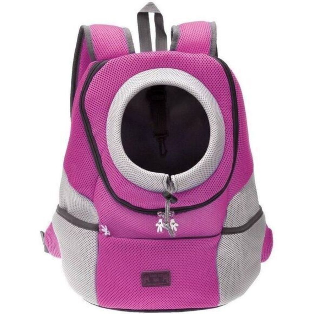 Comfortable Dog Cat Carrier Backpack Bag Pink